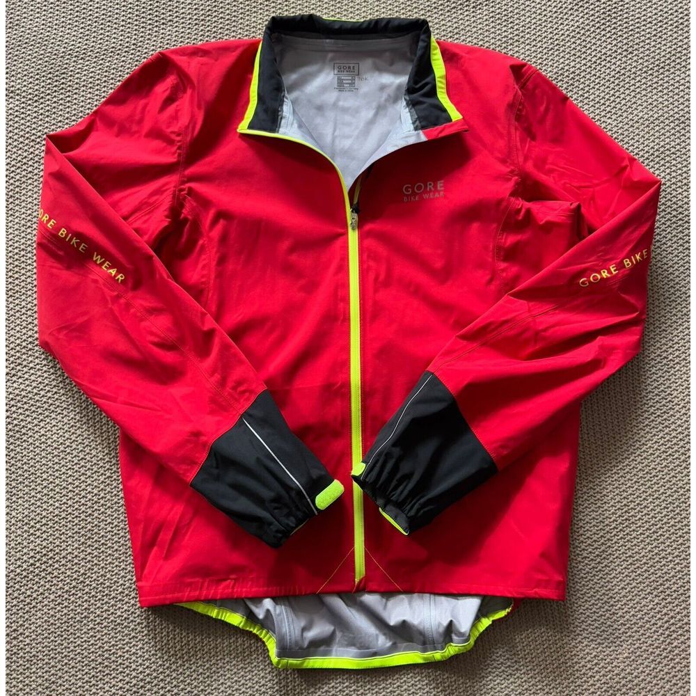 GORE-TEX Women's Gore Active Bike Wear Full Zip Long Sleeve Cycling Jacket Sz XL